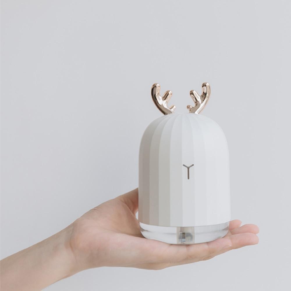 DeerMist Luftbefeuchter – Gevirdesign mit weichem Stimmungslicht