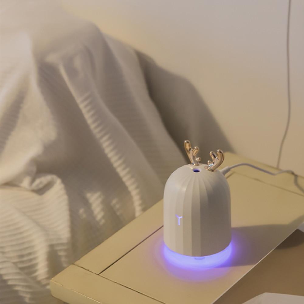 DeerMist Luftbefeuchter – Gevirdesign mit weichem Stimmungslicht