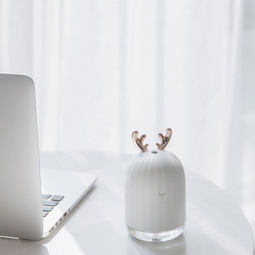 DeerMist Luftbefeuchter – Gevirdesign mit weichem Stimmungslicht