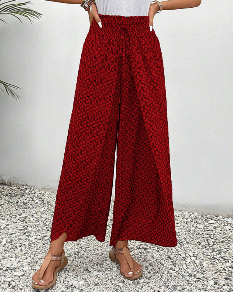 Maja Weite Beinhosen mit Geometrischem Druck