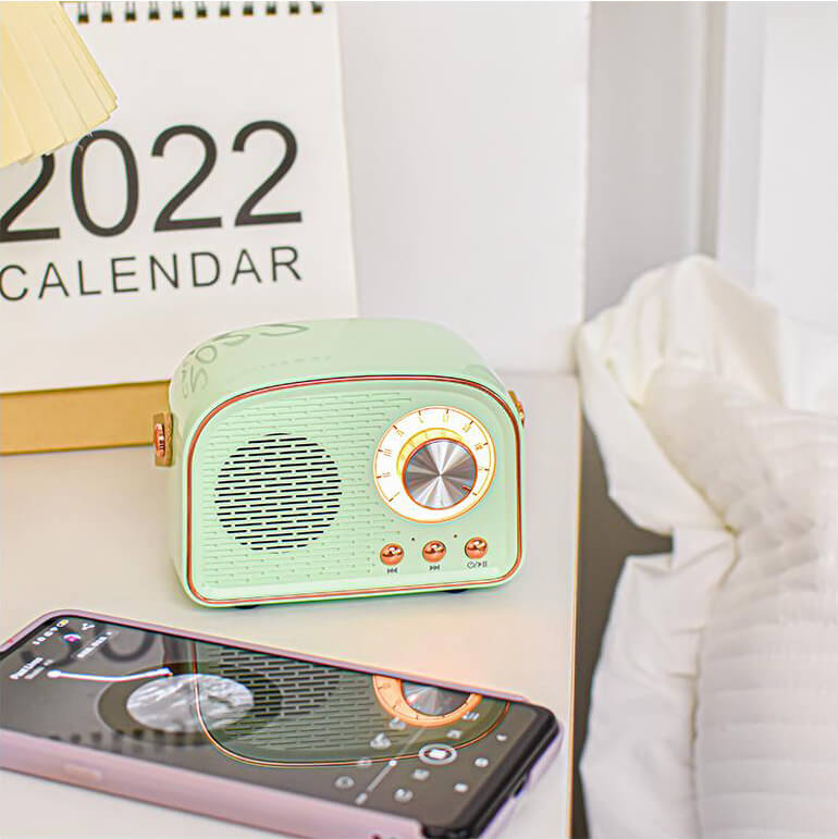 RetroSound Bluetooth Lautsprecher mit FM Radio