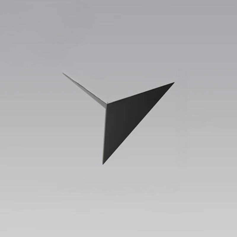 LumiTri - Minimalistische dreieckige Wandleuchte