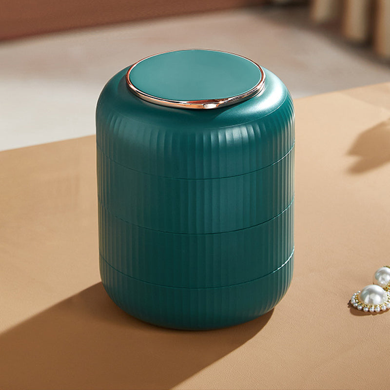 Elegante stapelbare Schmuckbox – Praktische Aufbewahrung mit Spiegel und elegantem Design