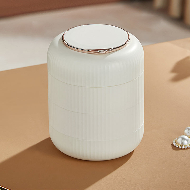 Elegante stapelbare Schmuckbox – Praktische Aufbewahrung mit Spiegel und elegantem Design