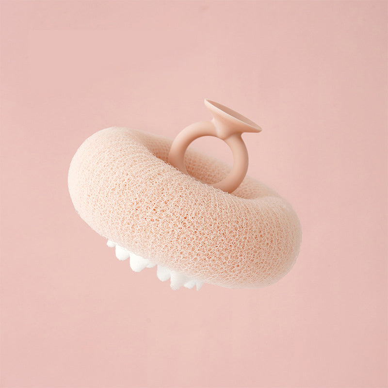 PurePuff - Donut-förmige Badewannen- und Duschschrubber