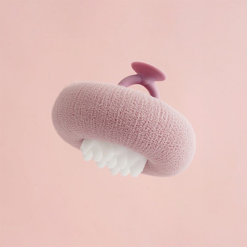 PurePuff - Donut-förmige Badewannen- und Duschschrubber