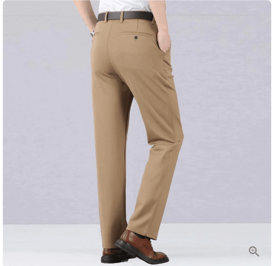 Soren - Slim Fit Hosen mit elastischem Bund und Taschen