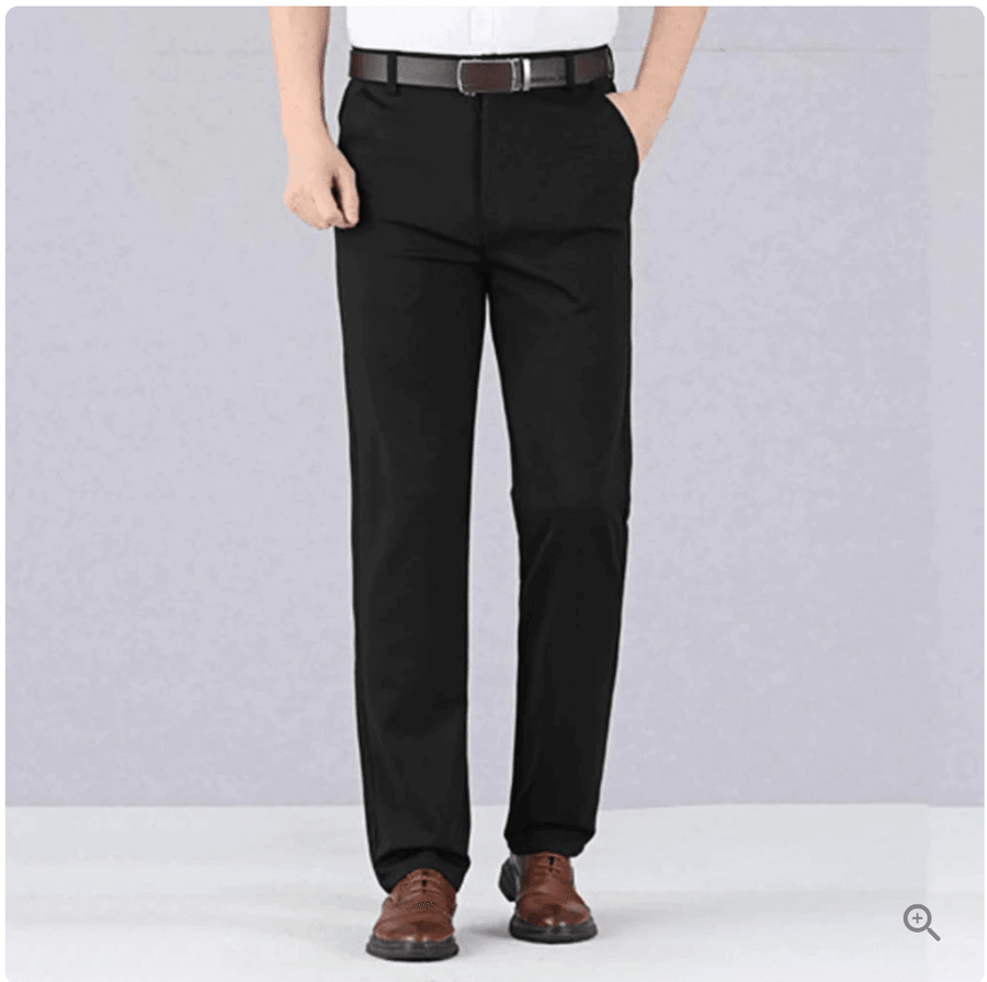 Soren - Slim Fit Hosen mit elastischem Bund und Taschen