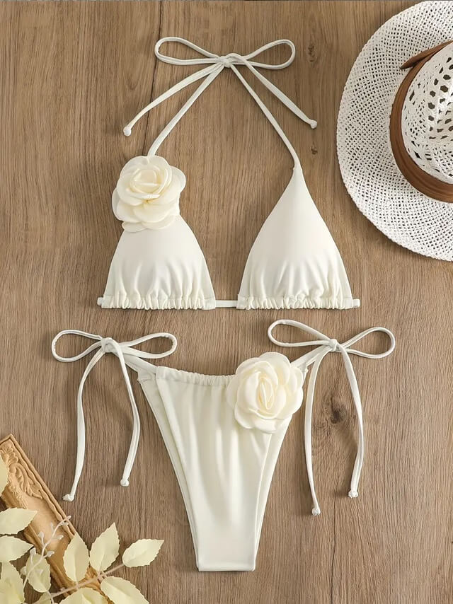 Rose Bikini - Zeitlose Schönheit für Strandabenteuer