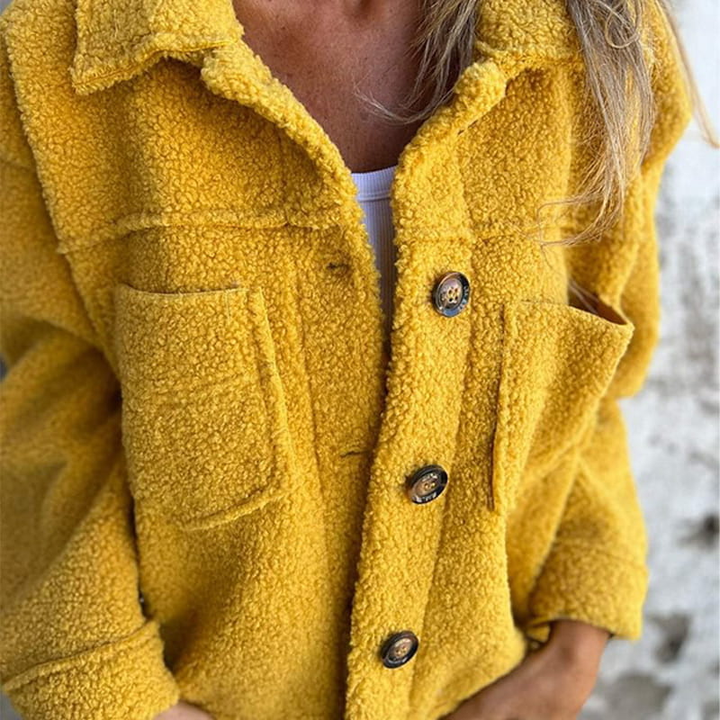 Marlene elegante Jacke mit einzigartigem umgekehrtem Kragen-Design