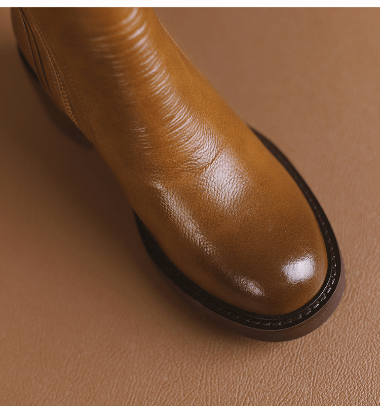 SableLift Damenstiefel mit Kurzer Absatz – Elegante Ankelstiefeletten für den Alltag