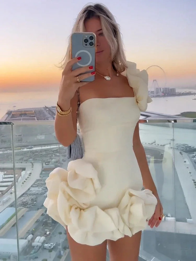 Alina Ärmellose Knielange Kleid