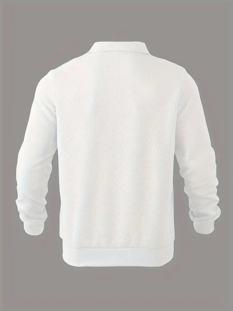 Henry - Bequemer Pullover mit Reißverschluss und Kragen