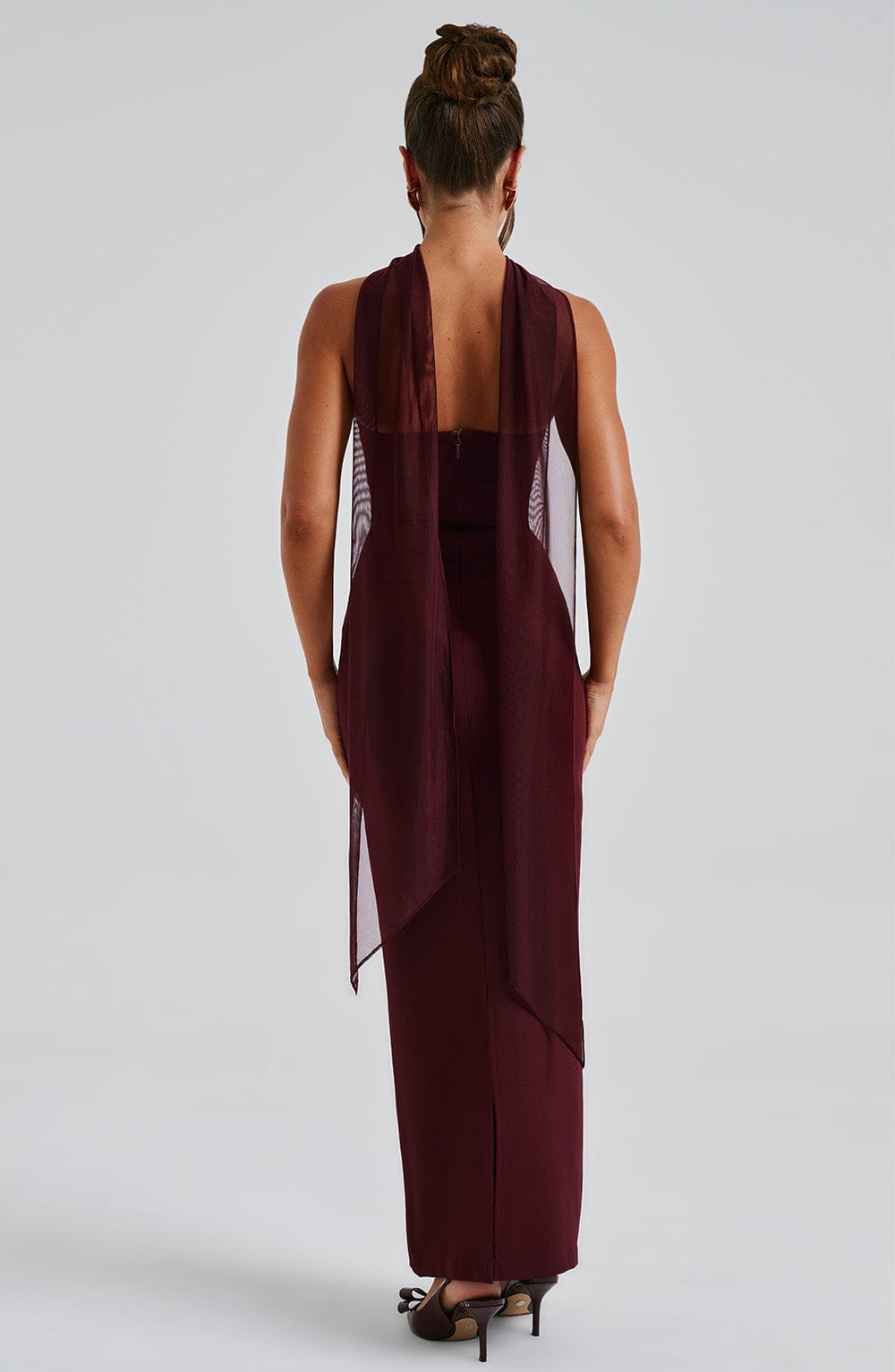 Seraphina Trägerlose Lange Kleid