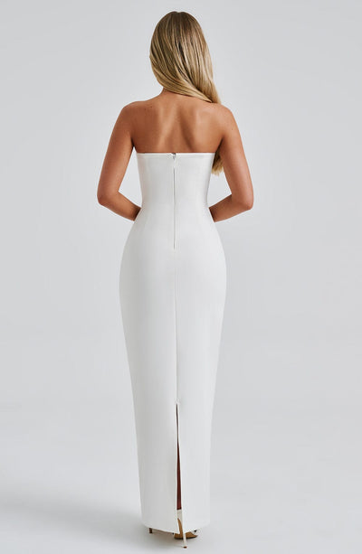 Seraphina Trägerlose Lange Kleid